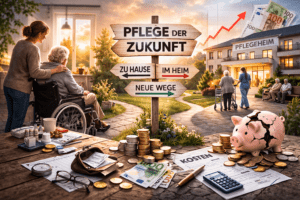 Detailreiche Darstellung Zukunft der Pflege