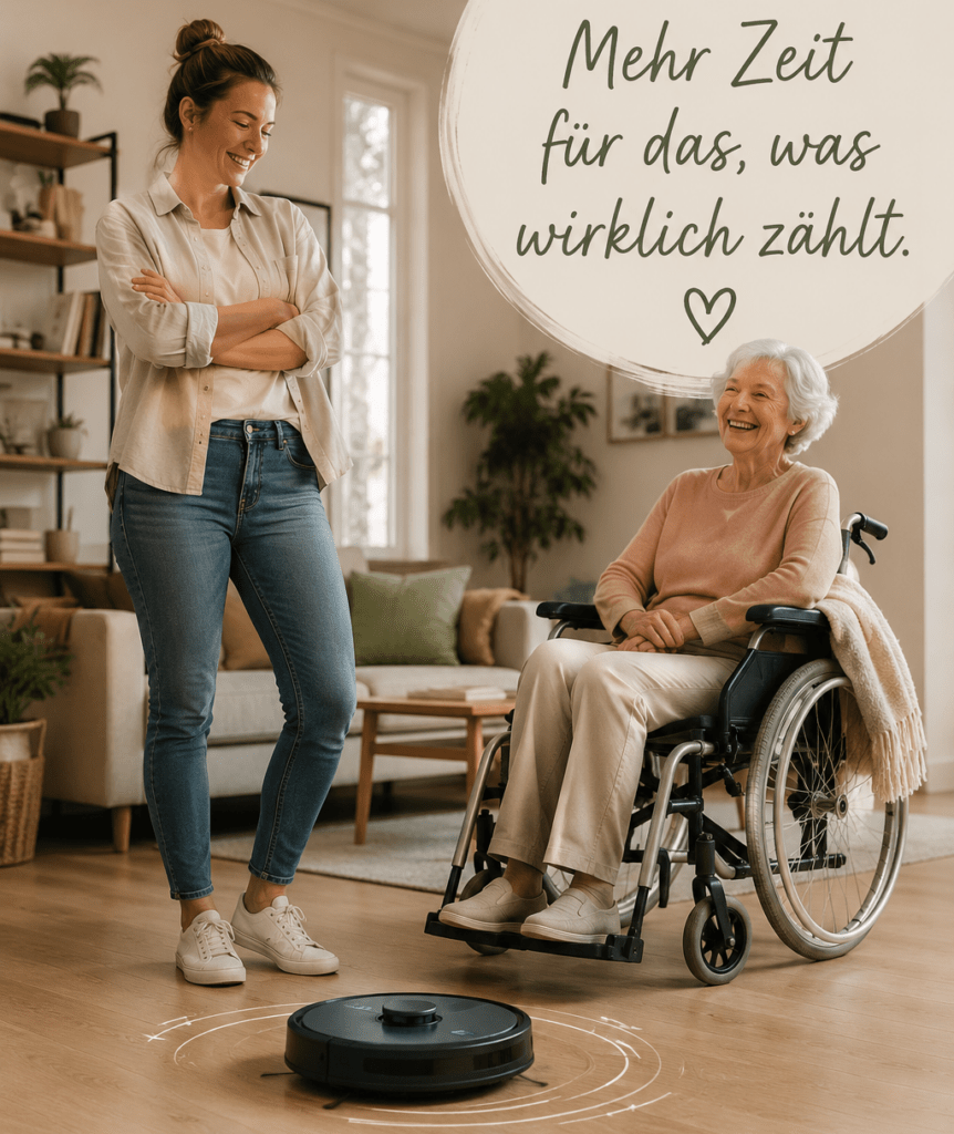 Wie Saug- und Wischroboter in der Pflegezeit entlasten