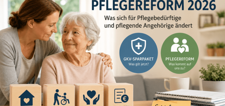 GKV-Sparpaket und Pflegereform: Was ändert sich für Pflegende Angehörige?