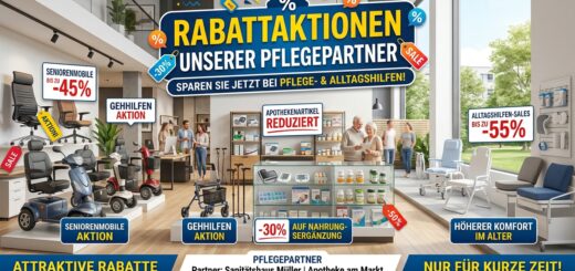 Rabattaktionen unserer Partner, Bild mit Pflegeprodukten