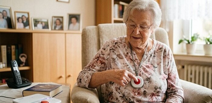 Sicherheit auf Knopfdruck: Wie ein Notrufsystem den Pflegealltag zu Hause erleichtert