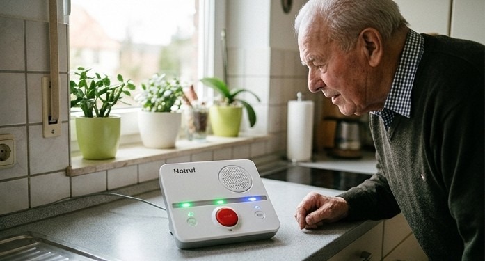 Sicherheit auf Knopfdruck: Wie ein Notrufsystem den Pflegealltag zu Hause erleichtert