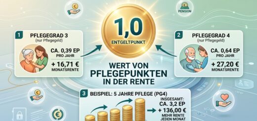 Rentenpunkte für die Pflege: Was sind sie überhaupt wert?